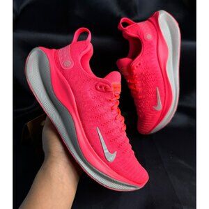 F130 - SIZE 6.5 WOMEN'S NIKE REACTX INFINITY RUN 4 HOT PUNCH/ LT IRON ORE-BLACK